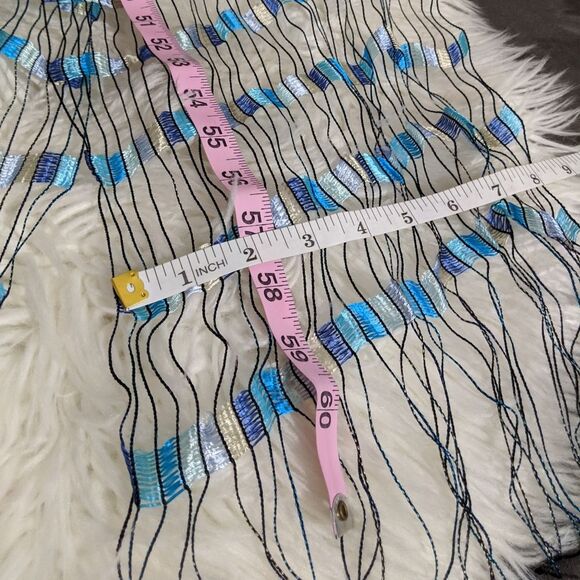 5 for $25! Blue Decorative Scarf - Picture 5 of 5